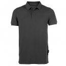 Premium Polo-Shirt grau - bedruckt oder unbedruckt